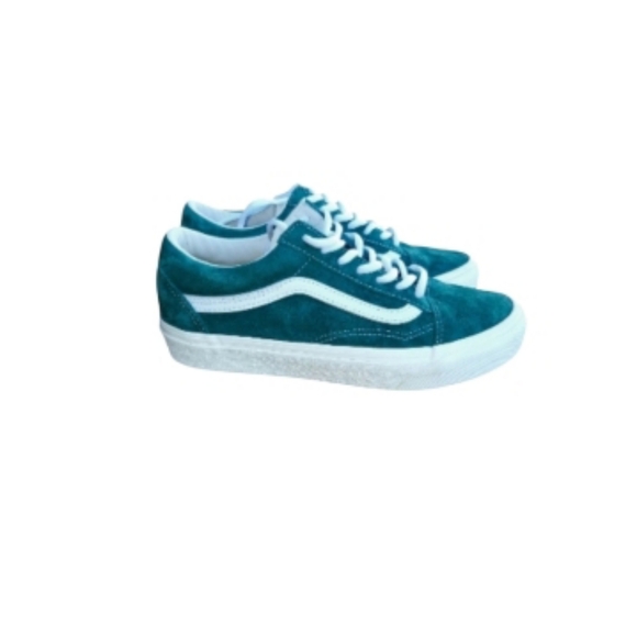 Vans Shoes - Vans HEIQ Water Resistant Dry Old Skool Tennis Shoe Sneaker Teal Green Women 7